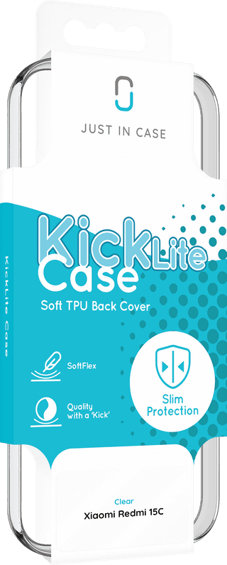 Just in Case Soft Design Xiaomi Redmi 15C Back Cover Transparant