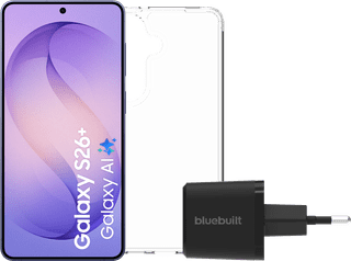 Samsung Galaxy S26 Plus 256GB Donkerblauw 5G + Basis Accessoirepakket