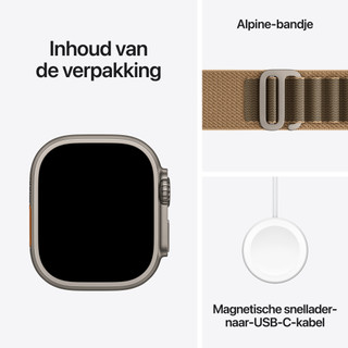 Apple Watch Ultra 4 Cellular 49mm Natural Alpine Band L