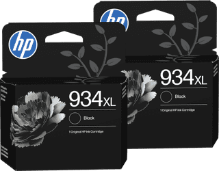 HP 934XL Cartridges Black Duo Pack