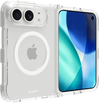 BlueBuilt Protective Back Cover met MagSafe iPhone Duo Transparant