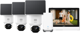 Eufy SoloCam E42 3-Pack + HomeBase 3 + Smart Display E10