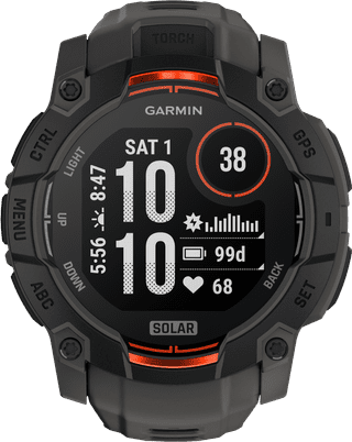 Garmin Instinct 3 Solar Zwart 50 mm