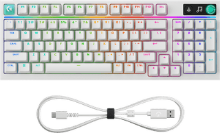 Logitech G316 X 98 Bedrade Gaming Toetsenbord Qwerty Wit