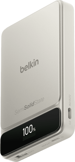 Belkin Powerbank 10.000 mAh met Snelladen 45 Watt Beige