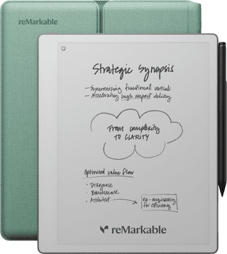 reMarkable Paper Pure met Sleeve Groen