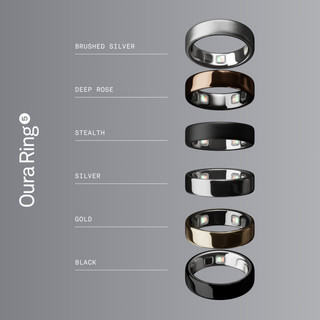 Oura Ring 5 Maat 8 Zilver