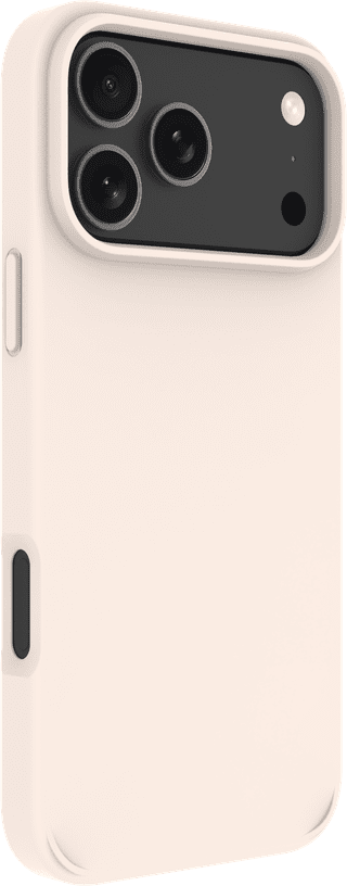 BlueBuilt MagSafe Case iPhone 18 Pro Max Beige + Card Holder Leather Black