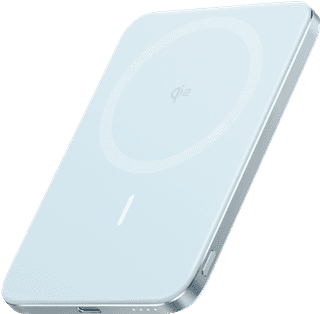 Anker Nano MagGo Draadloze Powerbank met MagSafe en Qi2 5.000 mAh Blauw