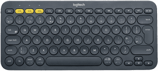 Logitech K380 Draadloos Toetsenbord QWERTY Grijs