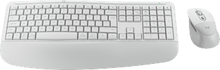 Logitech MK880 Signature Comfort Plus Draadloze Toetsenbord en Muis Combo Offwhite QWERTY
