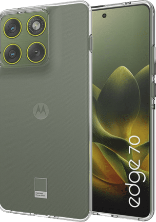 Just in Case Soft Design Motorola Edge 70 Back Cover Transparant