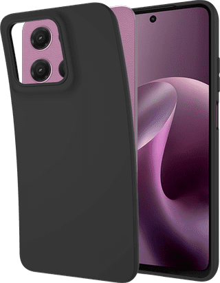 Just in Case Soft Design Motorola Moto G17 / G17 Power Back Cover Zwart