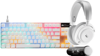 SteelSeries Arctis Nova Pro Omni Wit + Apex Pro TKL Gen 3 Qwerty Wit