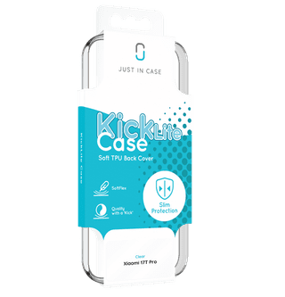 Just in Case KickLite Xiaomi 17T Pro Back Cover Transparant
