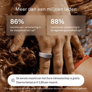 Oura Ring 4 Maat 15 Mat Zilver