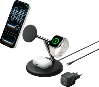 Belkin 3-in-1 Wireless Charger with MagSafe 25 Watt Black