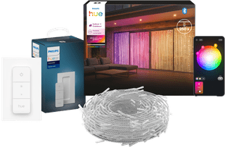 Philips Hue LED Light Curtain 1.35 x 2 meters + Dimmer