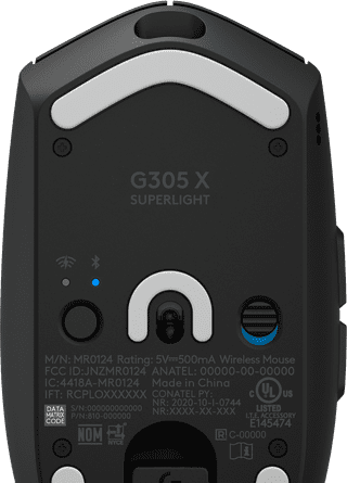 Logitech G305 X Superlight Draadloze Gaming Muis Zwart