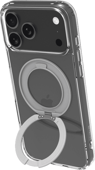 BlueBuilt Protective Back Cover with MagSafe and Stand iPhone 18 Pro Max Transparent
