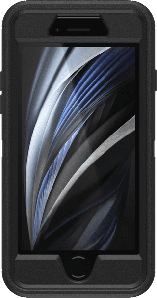 OtterBox Defender Apple iPhone SE 2022/SE 2020/8/7 Back Cover Black