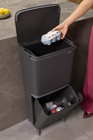Brabantia SortUp Recycle Hi afvalemmer 20+25L Grijs
