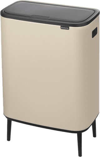 Brabantia Bo Touch Bin Hi Prullenbak 2 x 30 liter Soft Beige