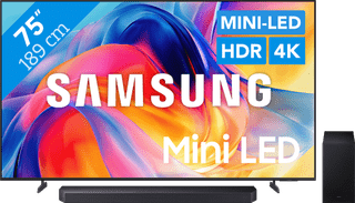 Samsung Mini-led 75" M73H (2026) + Samsung HW-Q600F (2025)