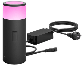 Philips Hue Calla sokkellamp White and Color Zwart laag Startpakket