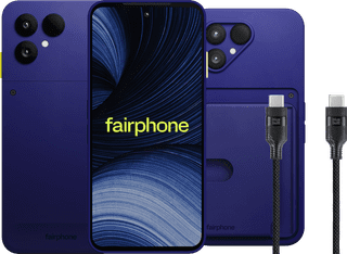 Fairphone 6+ 256GB Blauw 5G + Basis Accessoirepakket