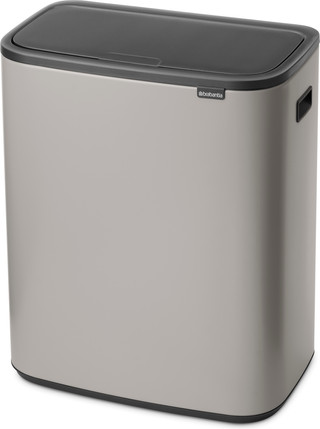 Brabantia Bo Touch Bin Prullenbak 60 Liter Soft Grey