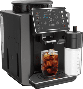 Krups Sensation Hot & Cold Milk EA914H Black