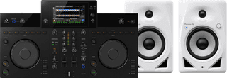 Alpha Theta XDJ-AN + Pioneer DJ DM-50D-BT Wit