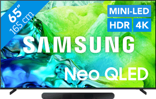 Samsung Neo QLED 65" QN80H (2026) + Samsung HW-S60D Zwart (2024)