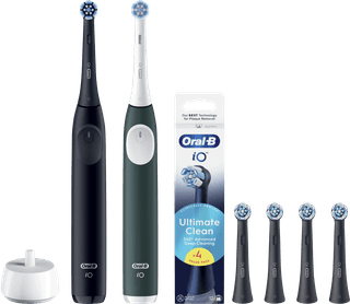 Oral-B iO 2 Duo Pack Black and Green Value Pack