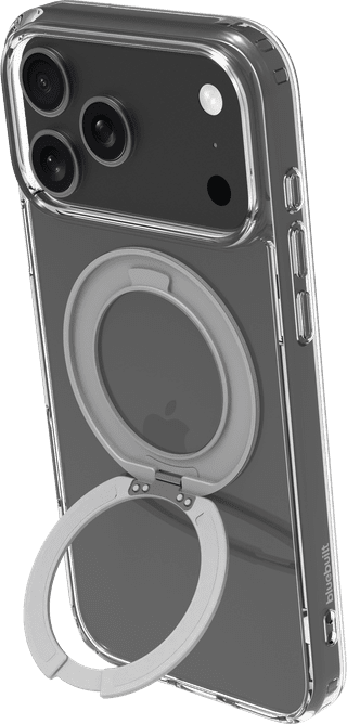 BlueBuilt Protective Back Cover with MagSafe and Stand iPhone 18 Pro Max Transparent