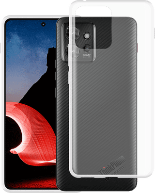 Just in Case Soft Design Motorola ThinkPhone Back Cover Transparant