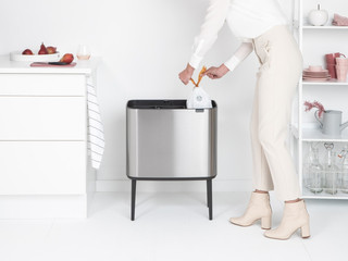 Brabantia Bo Touch Bin Prullenbak 3 x 11 liter Matt Steel Fingerprint Proof