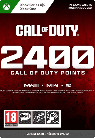 Call of Duty 2.400 Points Xbox Series X|S en Xbox One - Digitaal