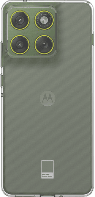 Just in Case Soft Design Motorola Edge 70 Back Cover Transparant