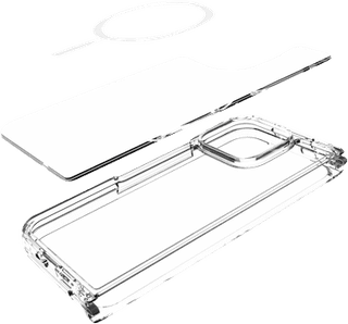 Just in Case Google Pixel 11 Pro Fold Back Cover met Magneet Transparant