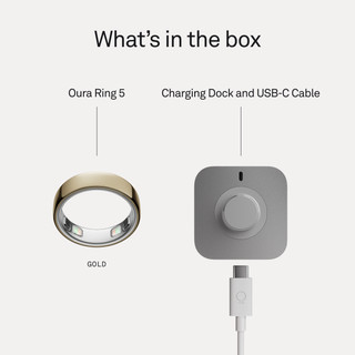 Oura Ring 5 Maat 7 Goud