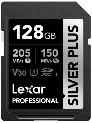 Lexar Professional SDXC Silver Plus 128GB 150MB/s