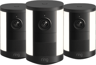 Ring Spotlight Camera 2e Generatie Batterij Zwart 3-Pack