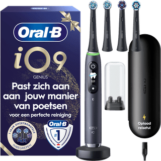 Oral-B iO 9 Black Holiday Edition with 4 brush heads