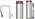 Quooker COMBI+ and Quooker Flex Square Chrome and Quooker CUBE