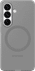 Samsung Galaxy S26 Plus Siliconen Back Cover met Magneet Grijs
