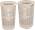 Brabantia Collect-It Wasmand 55 liter - Set van 2 -  Beige