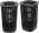 Brabantia Collect-It Wasmand 55 liter - Set van 2 -  Black Zwart