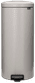 Brabantia NewIcon Pedaalemmer 30 Liter Soft Grey